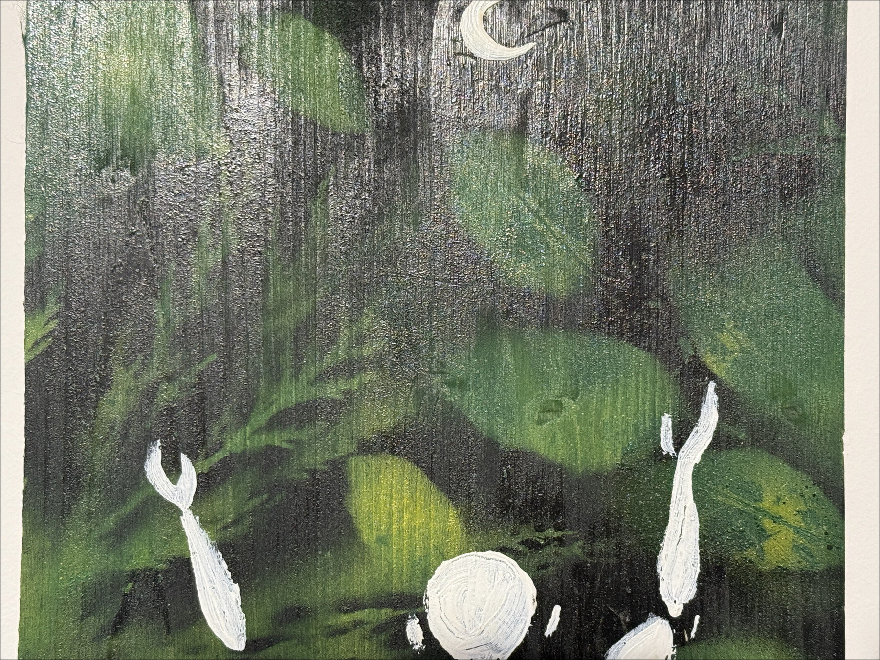Jérôme Mesnager - der Wald (2023) Original Malerei