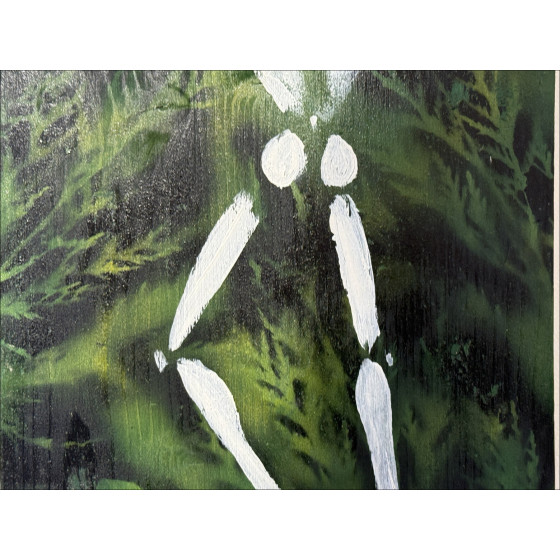 Jérôme Mesnager - der Wald (2023) Original Malerei