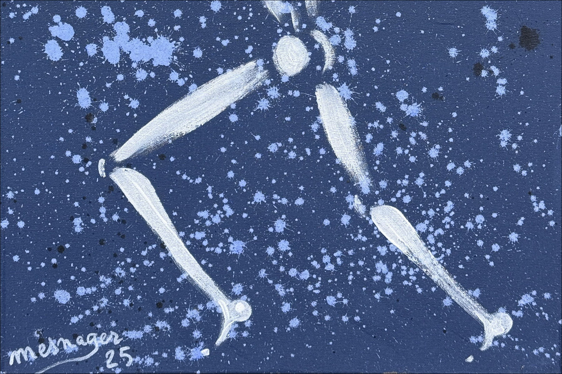 Acheter Peinture L'homme en blanc de Jérôme MESNAGER 2025