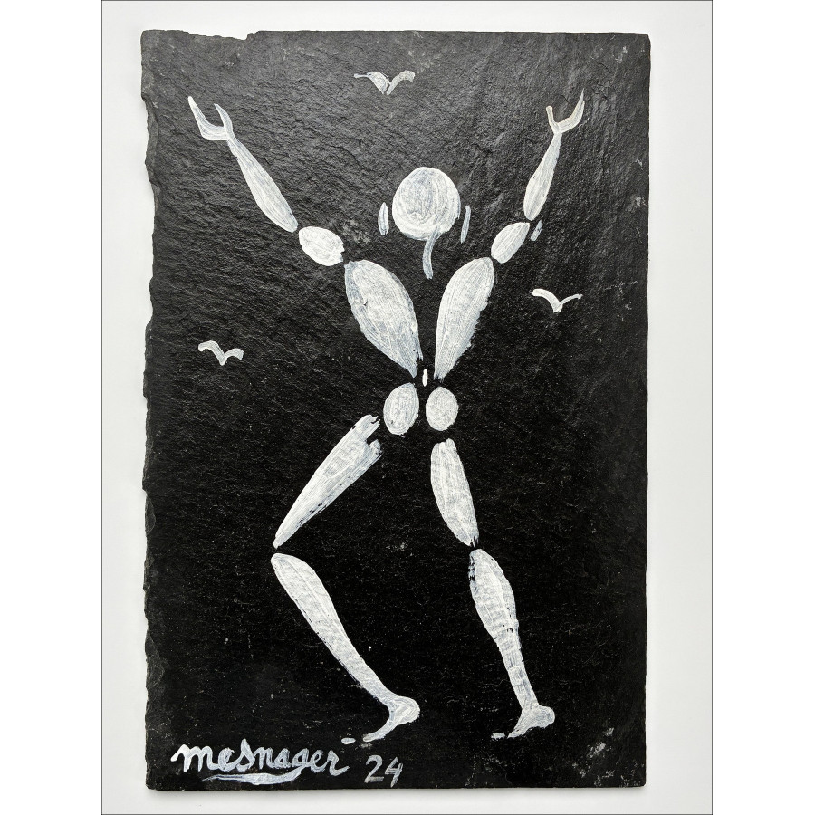 Jérôme Mesnager - Pintura de los hombres en blanco, 2024