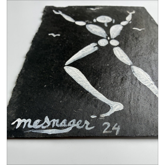 Jérôme Mesnager - Pintura de los hombres en blanco, 2024