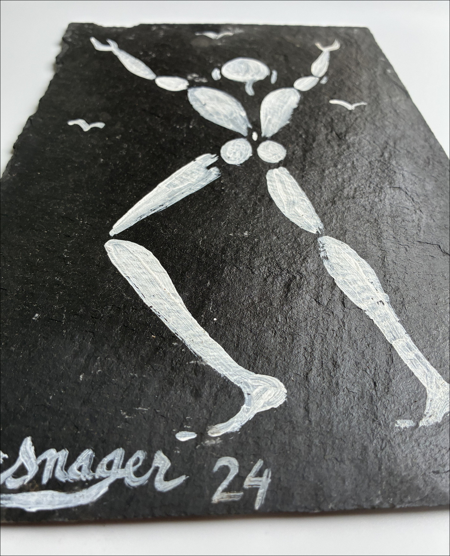 Jérôme Mesnager - Pintura de los hombres en blanco, 2024