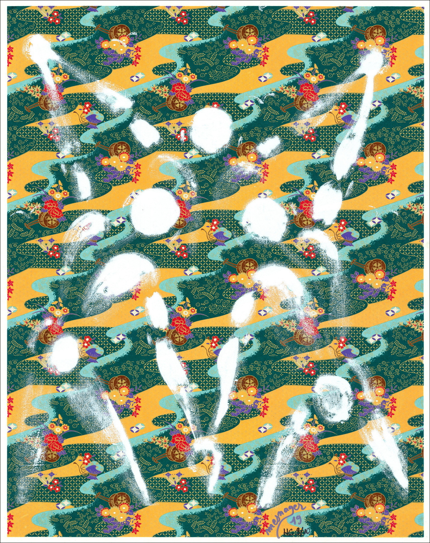 Jérôme Mesnager – Sérigraphie La Ronde, 2019