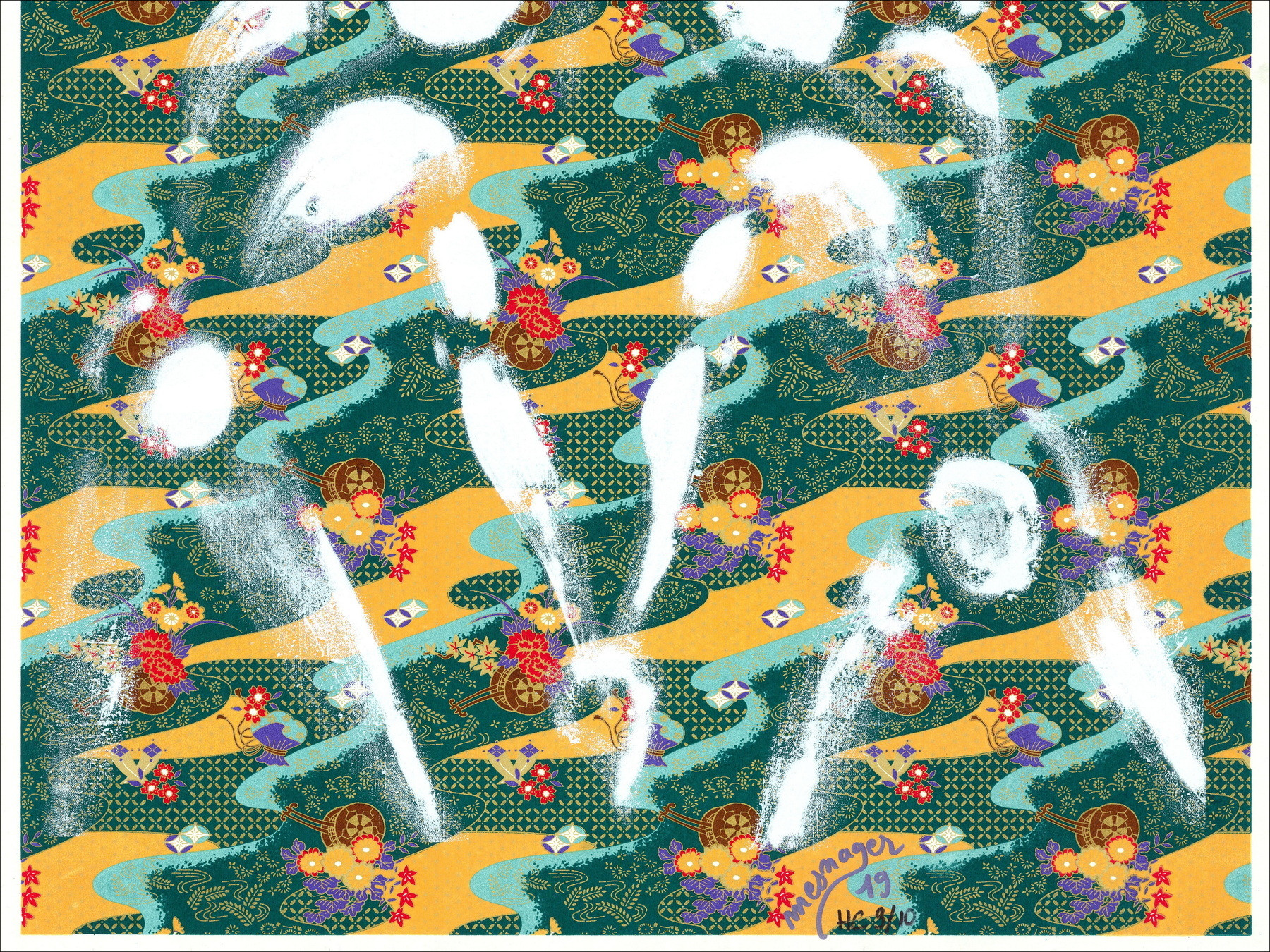Jérôme Mesnager – Screenprint La Ronde, 2019