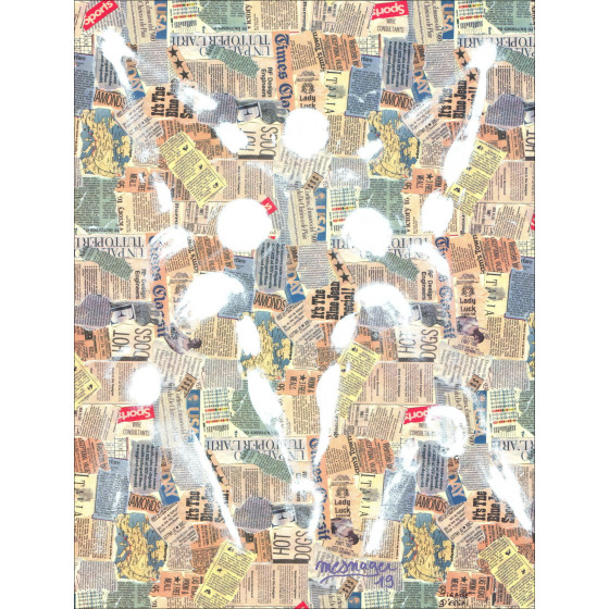 Jérôme Mesnager - Silkscreen La Ronde, 2019