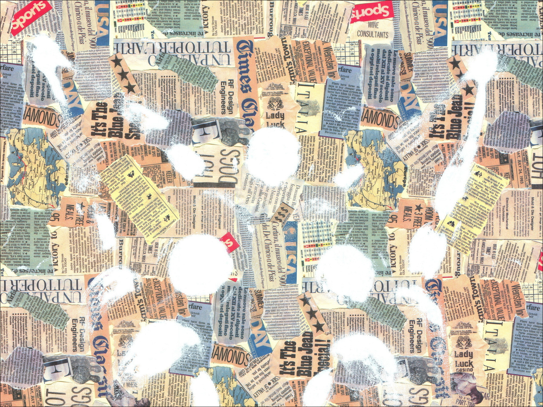 Jérôme Mesnager - Silkscreen La Ronde, 2019