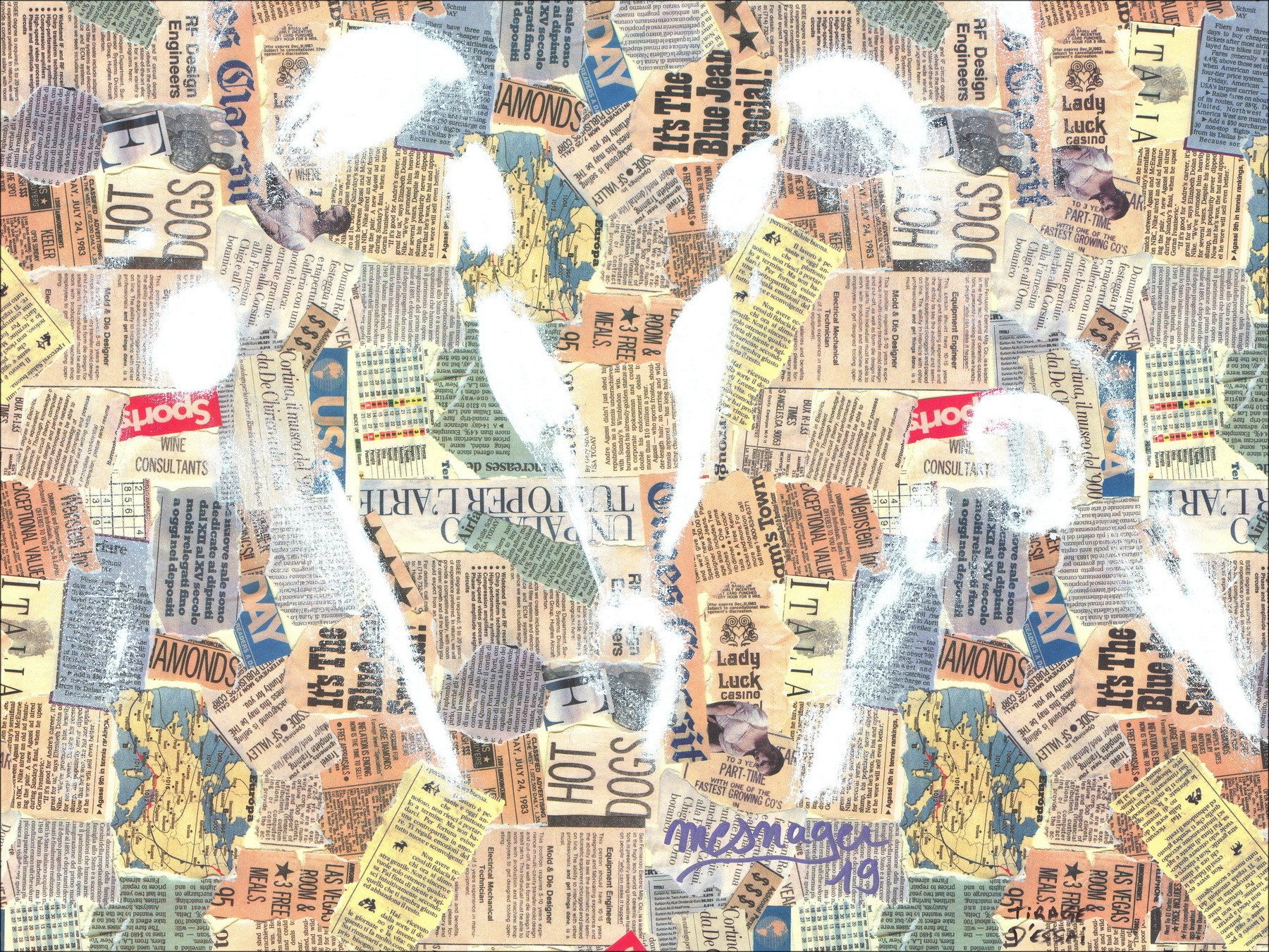 Jérôme Mesnager - Silkscreen La Ronde, 2019