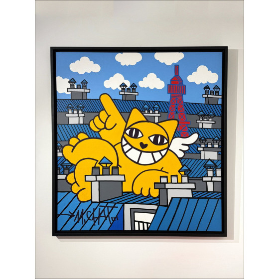 M.chat - siesta lavada en techos, lienzo original 2023