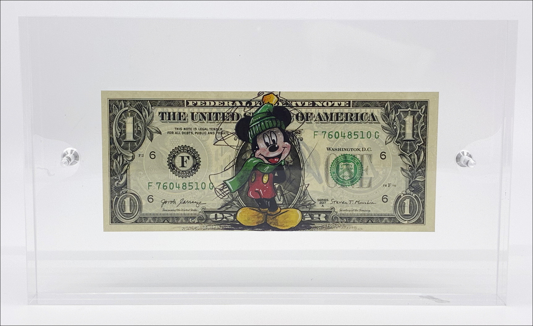 Pazblandina - Mickey Dibujando en invierno por dólar