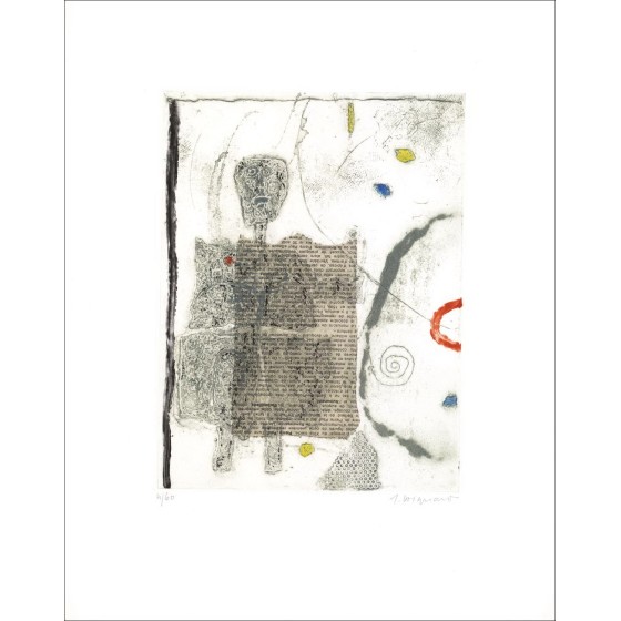 James Coignard - Originalgravur "The Crusader" 41x33cm - 1973