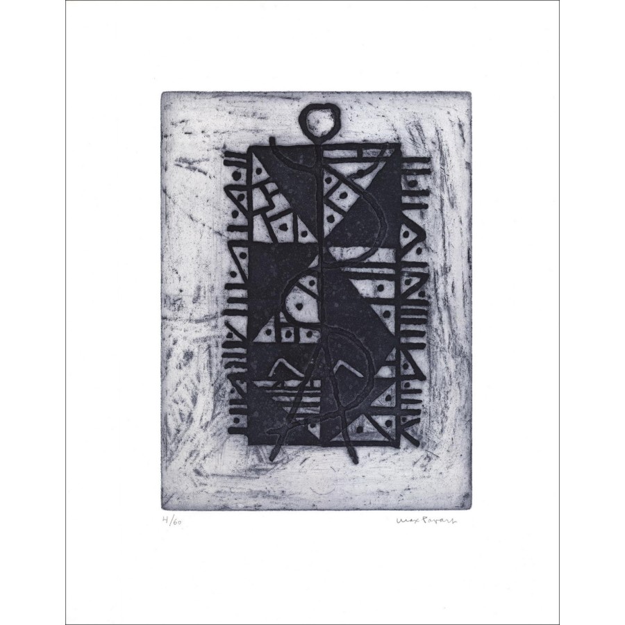 Max Papart – Andrei Roublev, grabado original firmado - 1973