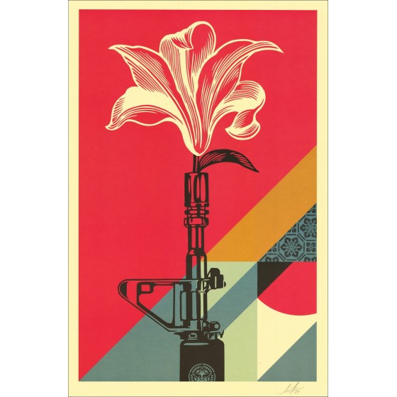 SHEPARD FAIREY (OBEY) - Satz von 2 Siebdruck "AK-47 + AR-15" 91x61cm