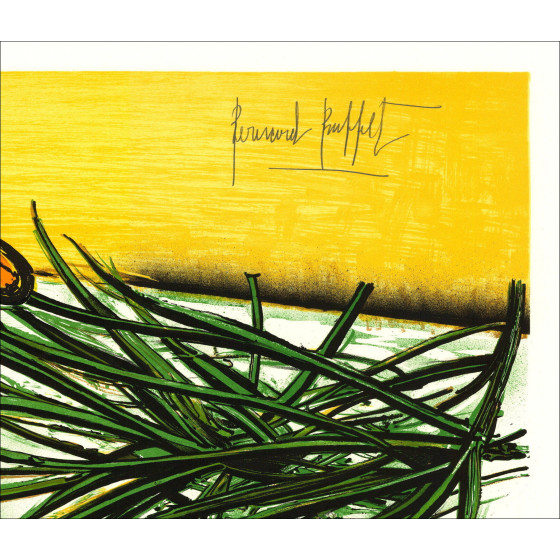 Bernard Buffet - Tulpenstrauß, Original-Lithographie