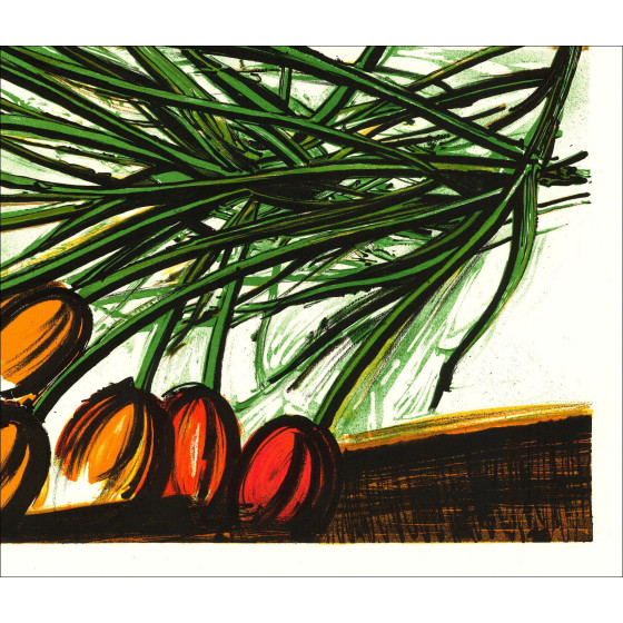 Bernard Buffet - Tulip Bouquet, originele lithografie