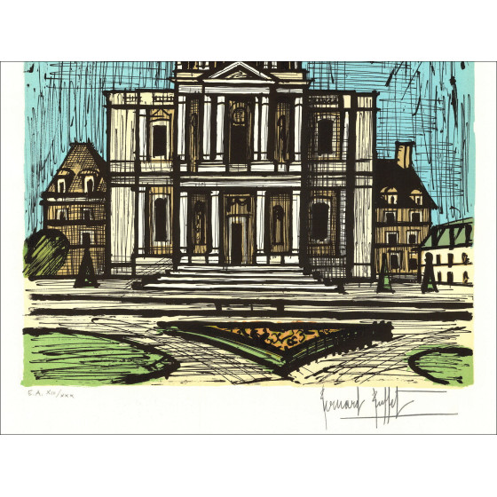 Bernard Buffet - Paris, The Invalides, Lithography 1986