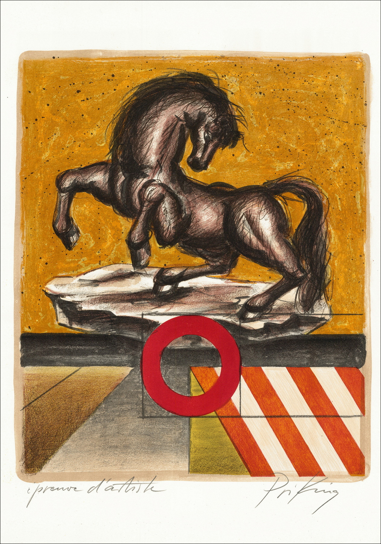 Frantz Prinking - Litografia dopo la tempesta, 1972