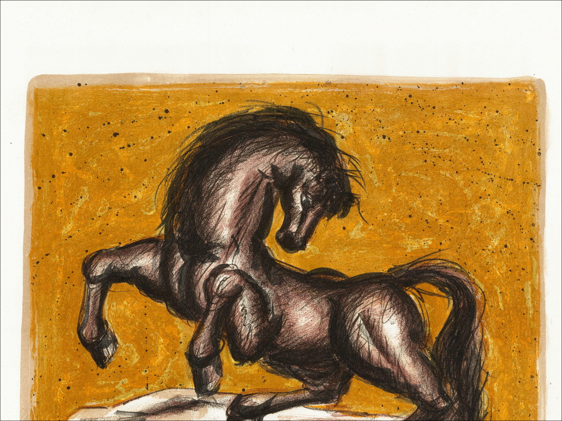 Frantz priking - litografía después de la tormenta, 1972