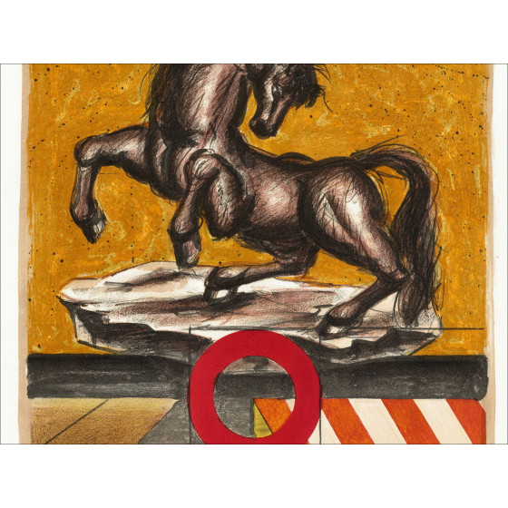 Frantz Rapiken - Lithographie nach dem Sturm, 1972