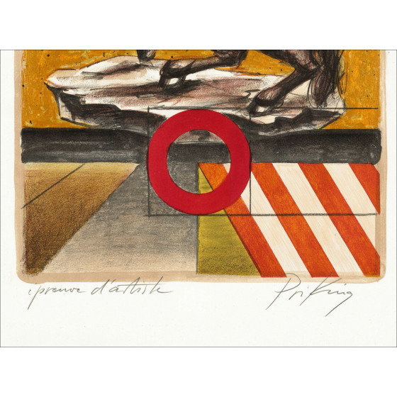 Frantz Prinking - Litografia dopo la tempesta, 1972