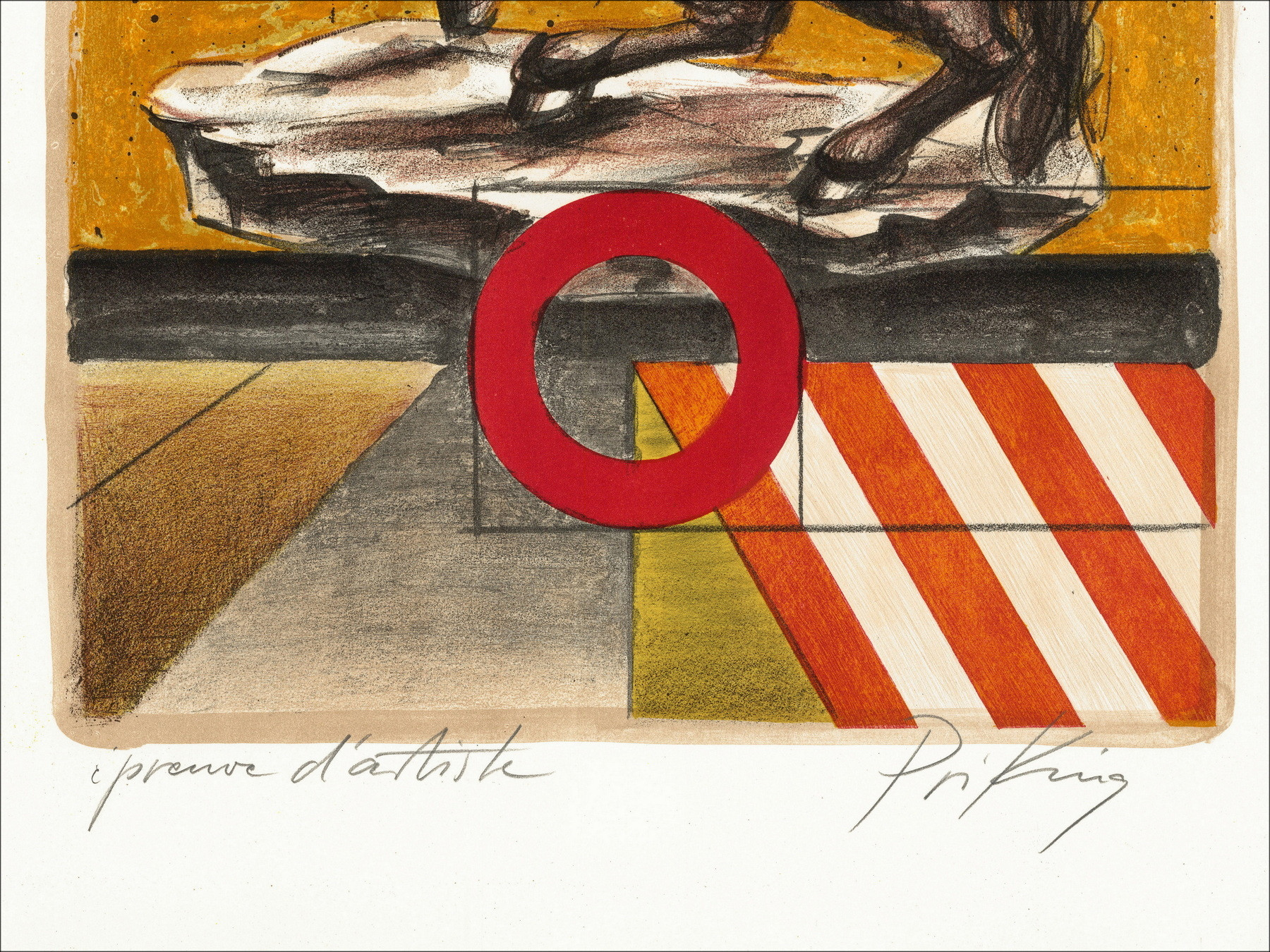 Frantz Prinking - Litografia dopo la tempesta, 1972