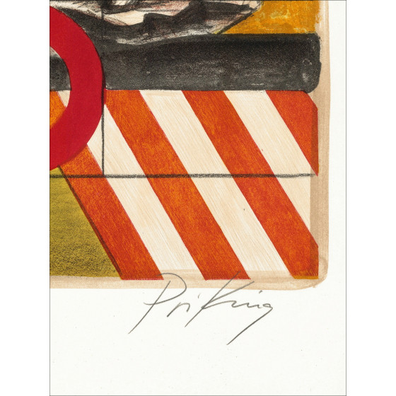 Frantz priking - litografía después de la tormenta, 1972