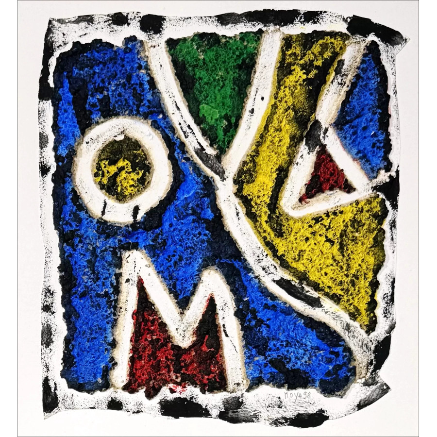 Patrick Moya - Gemengd beeldhouwwerk - 1998 - 60x60 cm