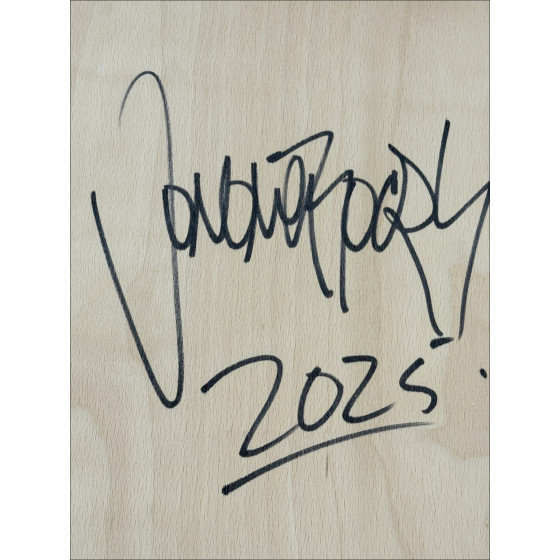 Jonone - Composición en negro i, pintura de madera 2025