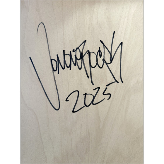 JonOne – Composición en negro III, pintura 2025