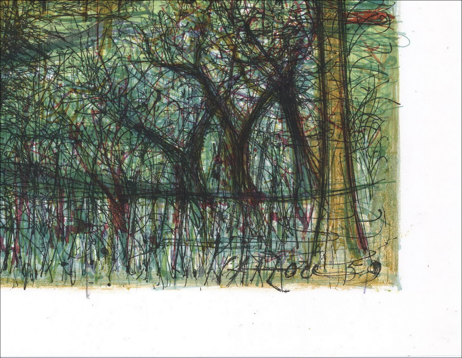 Kaufen Sie Jean Carzou Lithography Saint Paul de Vence 1959