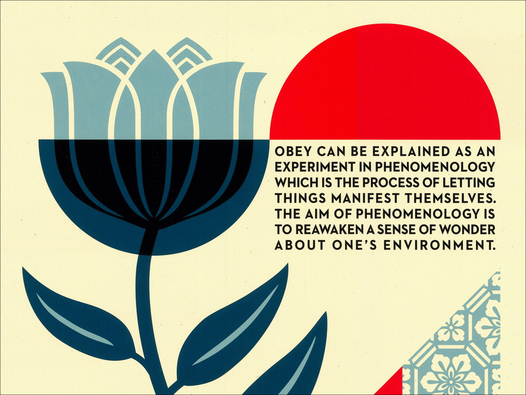 Shepard Fairey (Obey) – Phenomenology in Bloom, 2025