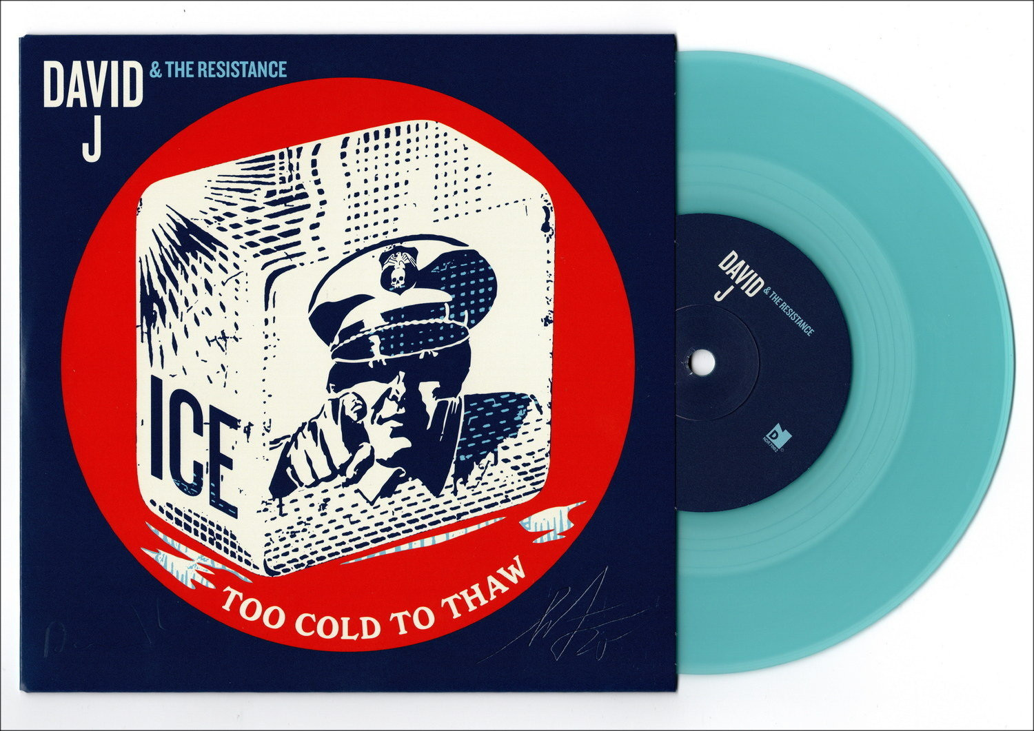SHEPARD FAIREY (OBEY) ICE Too Cold to Thaw, David J, disco
