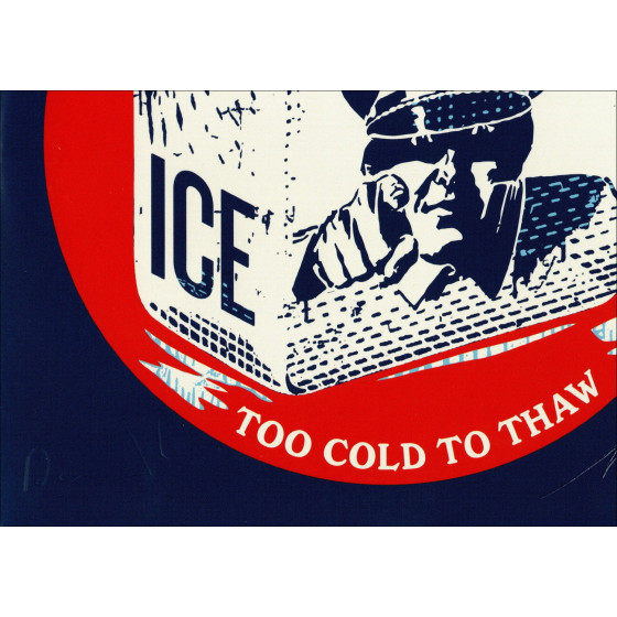 SHEPARD FAIREY (OBEY) ICE Too Cold to Thaw, David J, disc