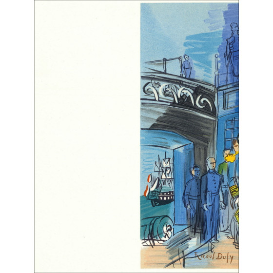 Raoul DUFY - Lithograph "The Prince of Joinville" 30x48cm - 1965