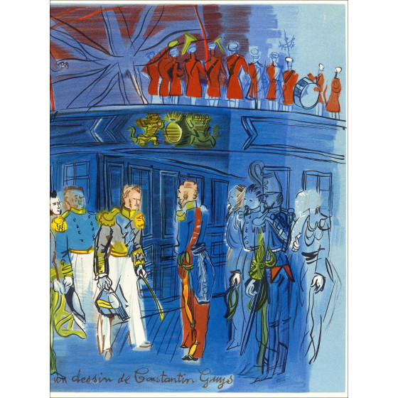 Raoul DUFY - Lithograph "The Prince of Joinville" 30x48cm - 1965