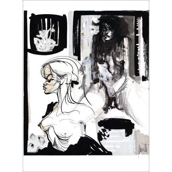 Kaufen Sie Saint Denis Street 13 Raymond Moretti Original-Lithographie 