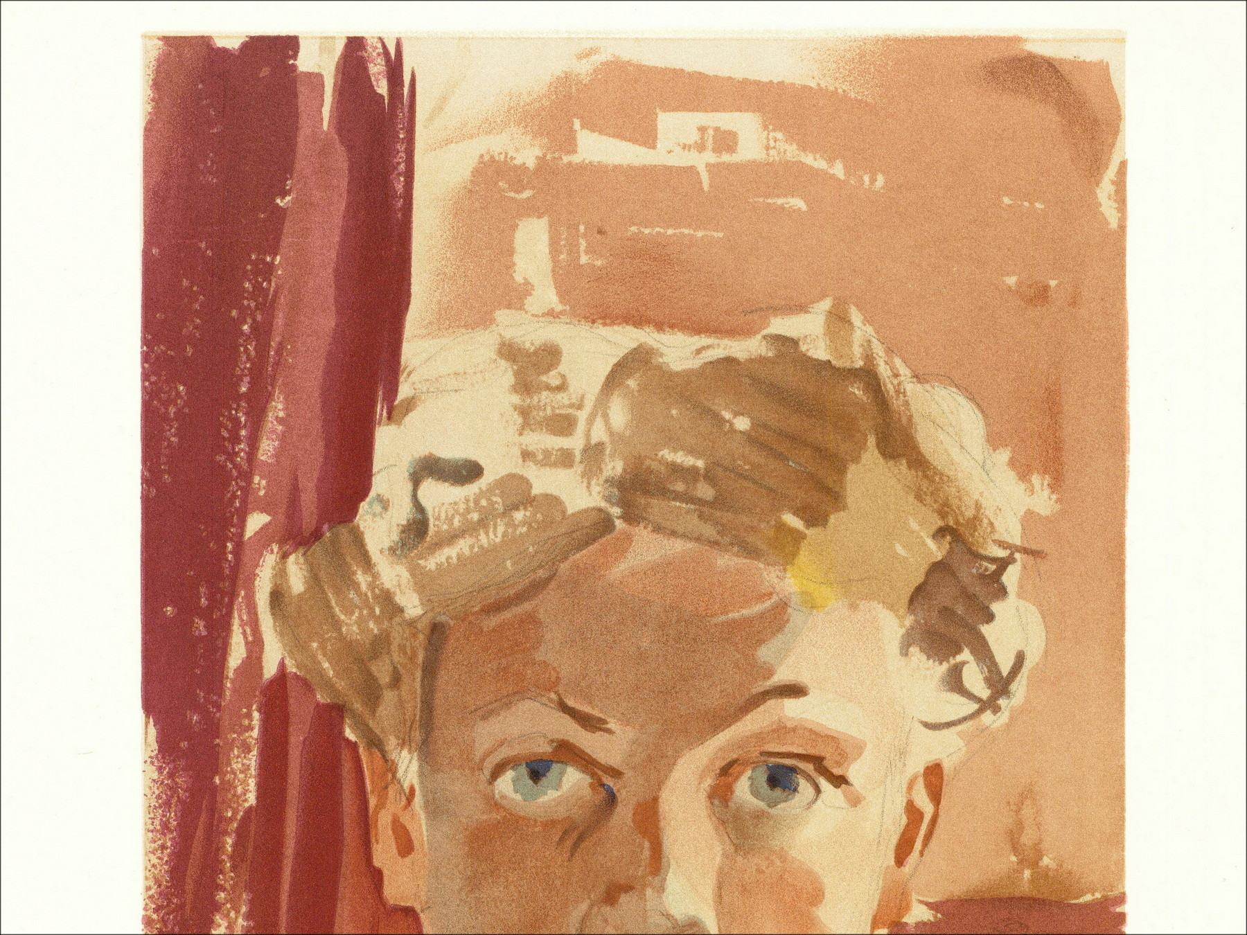 DUFY Raoul - Lith 1965 "Portret" 1965lot 1965