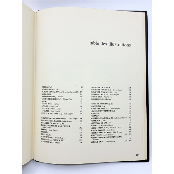Bernard Buffet, Lithograph - GREDITED CATALOG 1952-1979