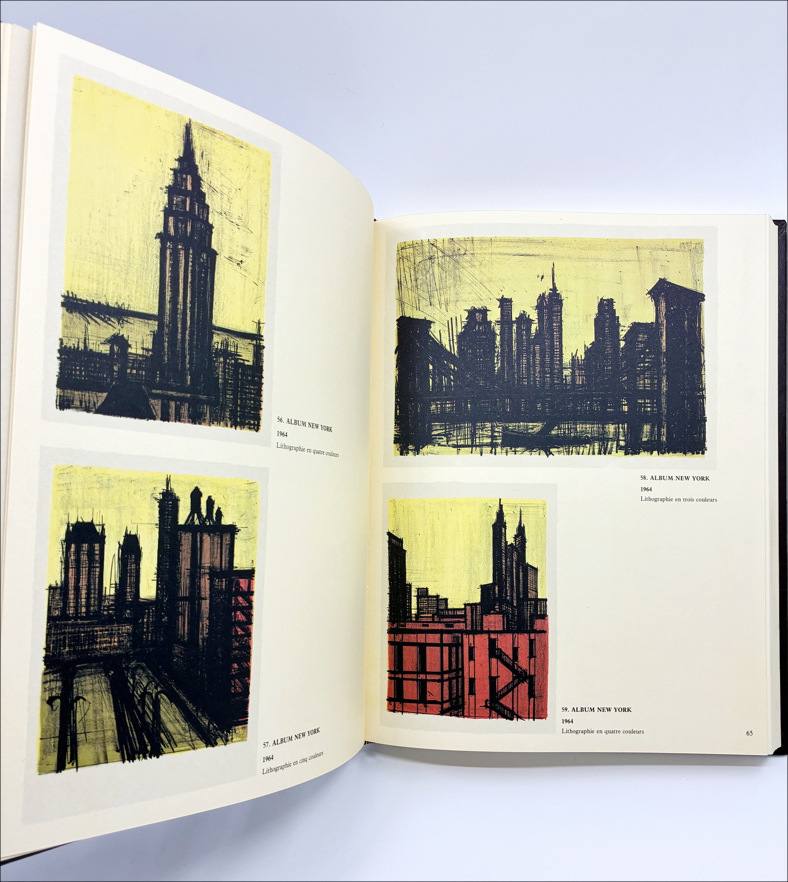Bernard Buffet, Litografo - Catalogo motivato 1952-1979