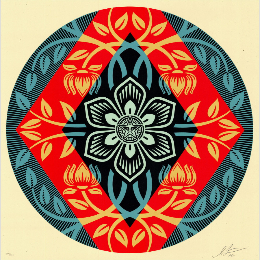 Shepard Faver - Obey Diamond Flower Round 2022