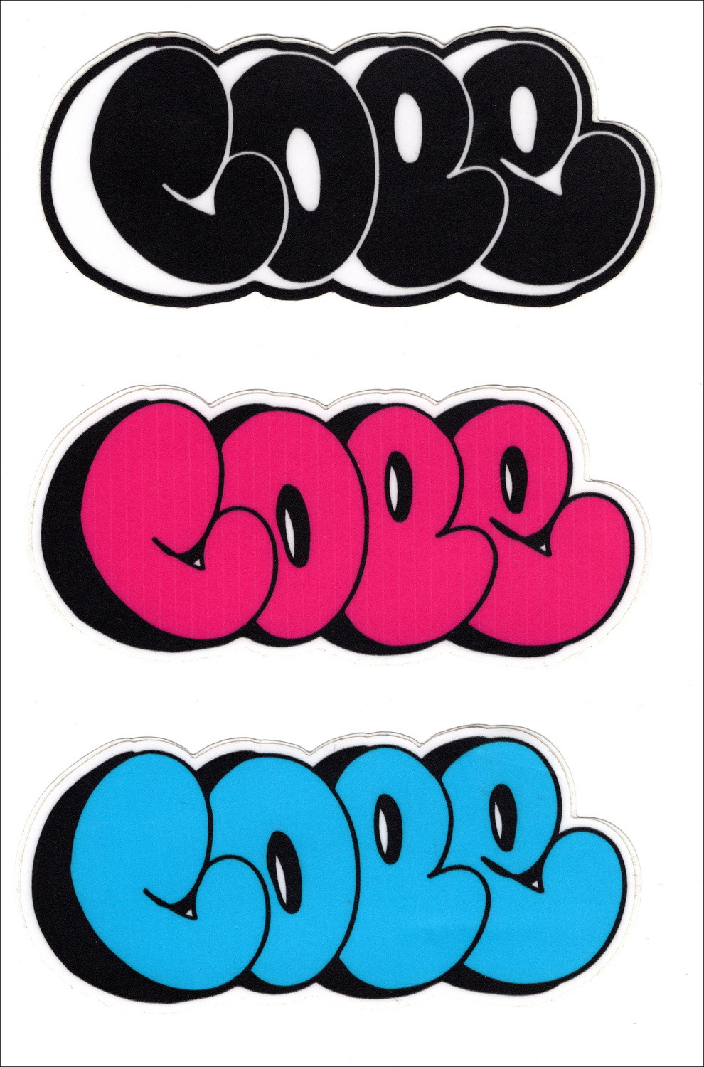 COPE2 - viele 3 aufkleber