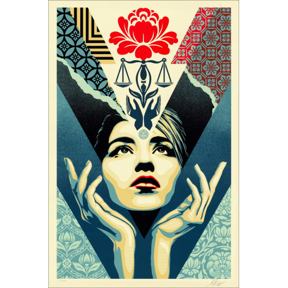 Shepard Fairy (Obey) - Signed screen printing, Uplift Justice 2025