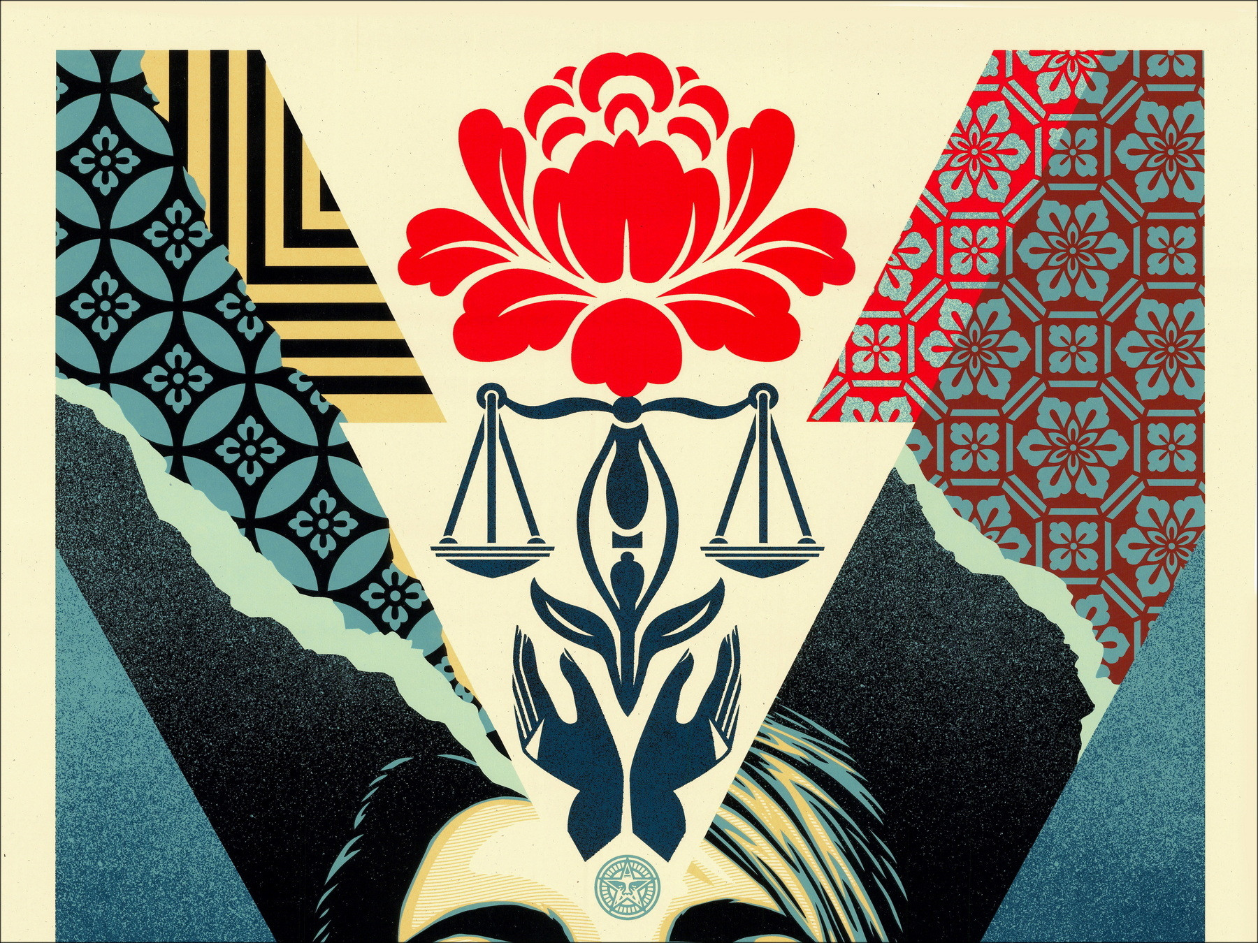 Shepard Fairy (Obey) - Signed screen printing, Uplift Justice 2025
