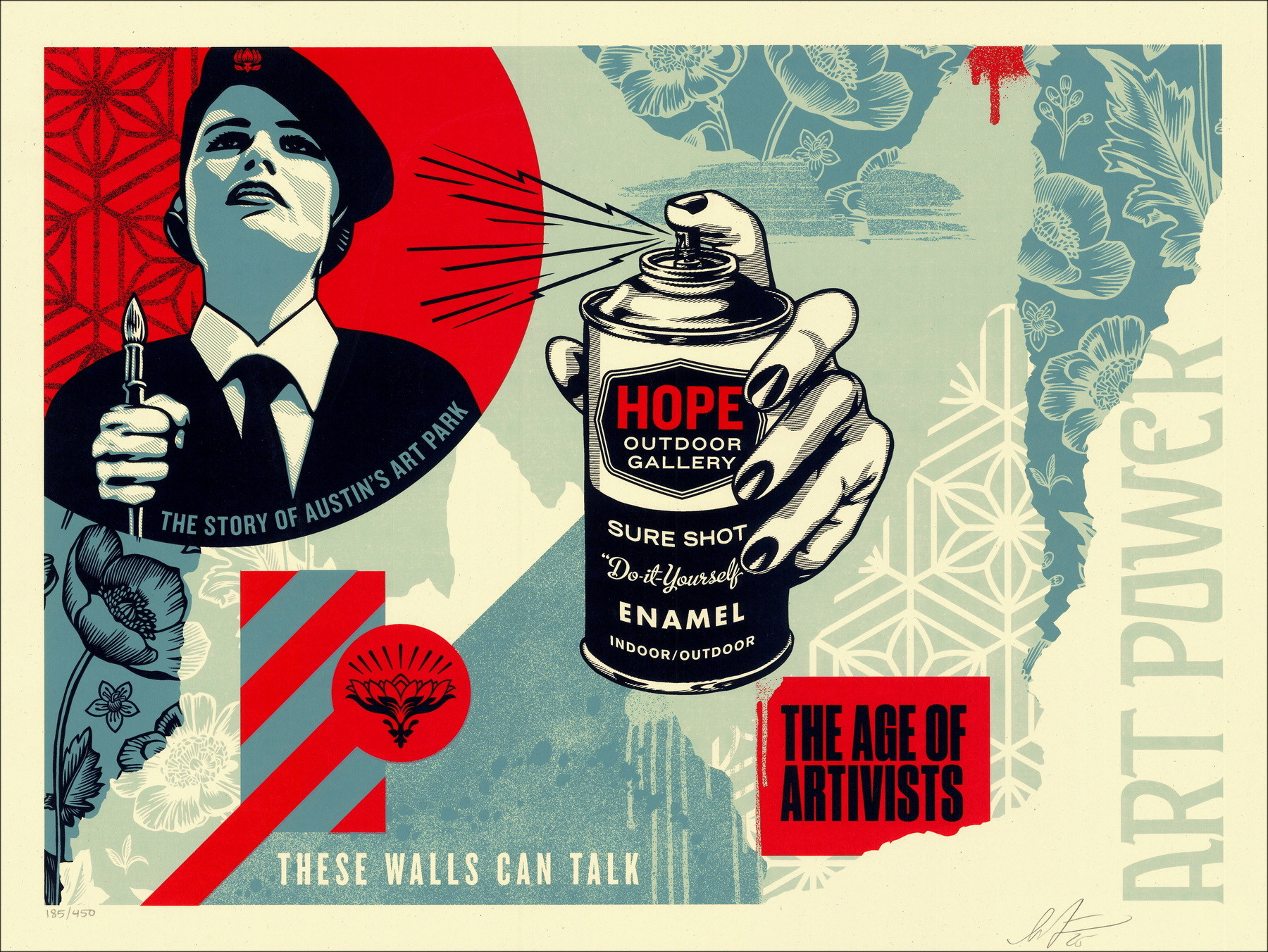 Shepard Fairey - Hope Gallery all'aperto (2025)