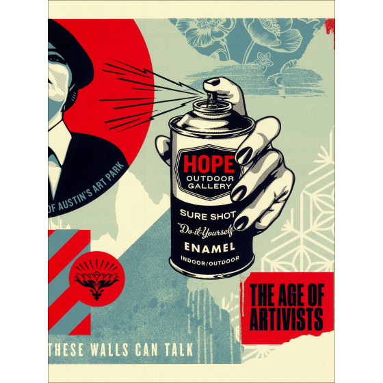 Shepard Fairey – HOPE Outdoor Gallery (2025)