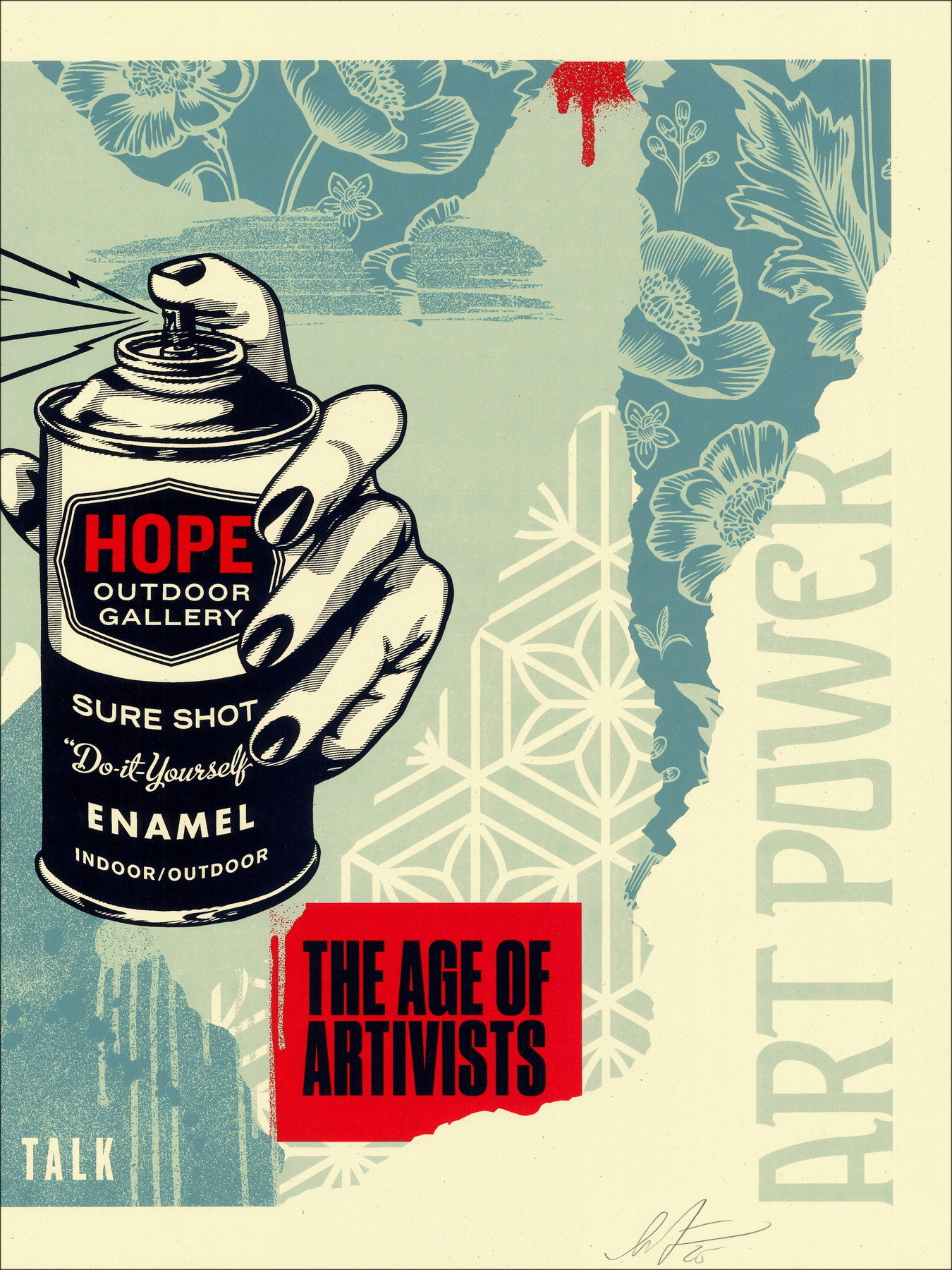 Shepard Fairey - Hope Gallery all'aperto (2025)