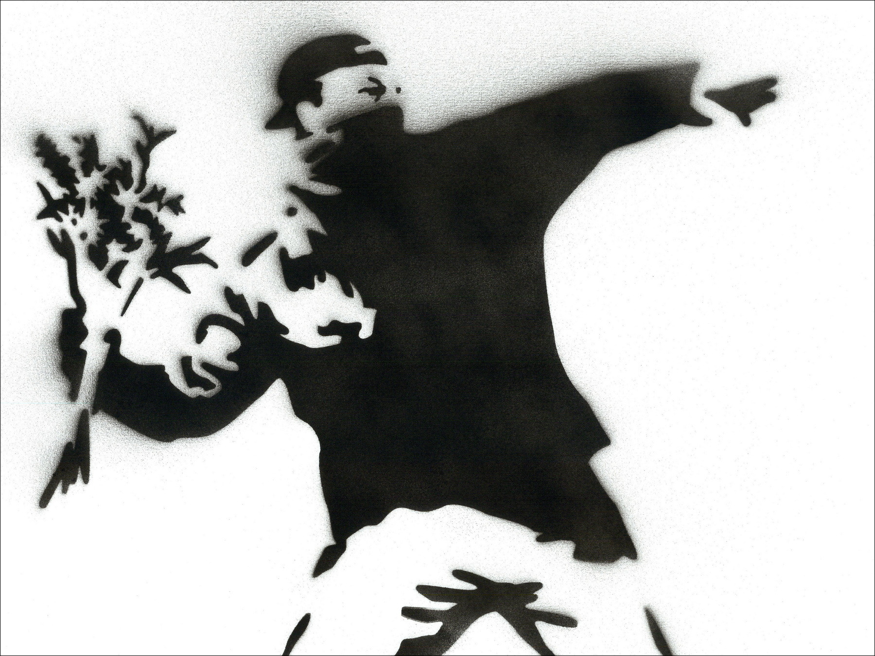 BANKSY (después) - Flor Thother | Galería 125