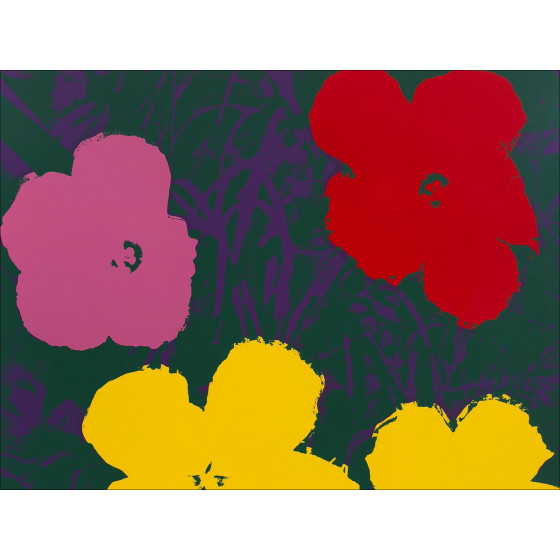Andy Warhol – Sunday Flower 65, sérigraphie