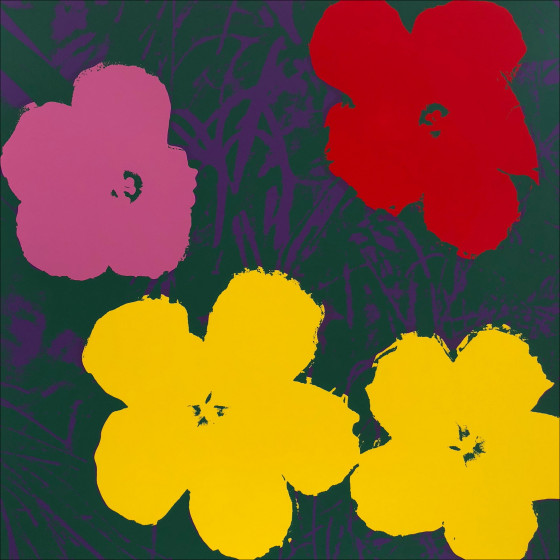 Andy Warhol – Sunday Flower 65, sérigraphie