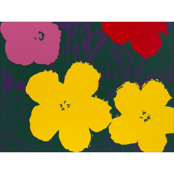 Andy Warhol – Sunday Flower 65, sérigraphie