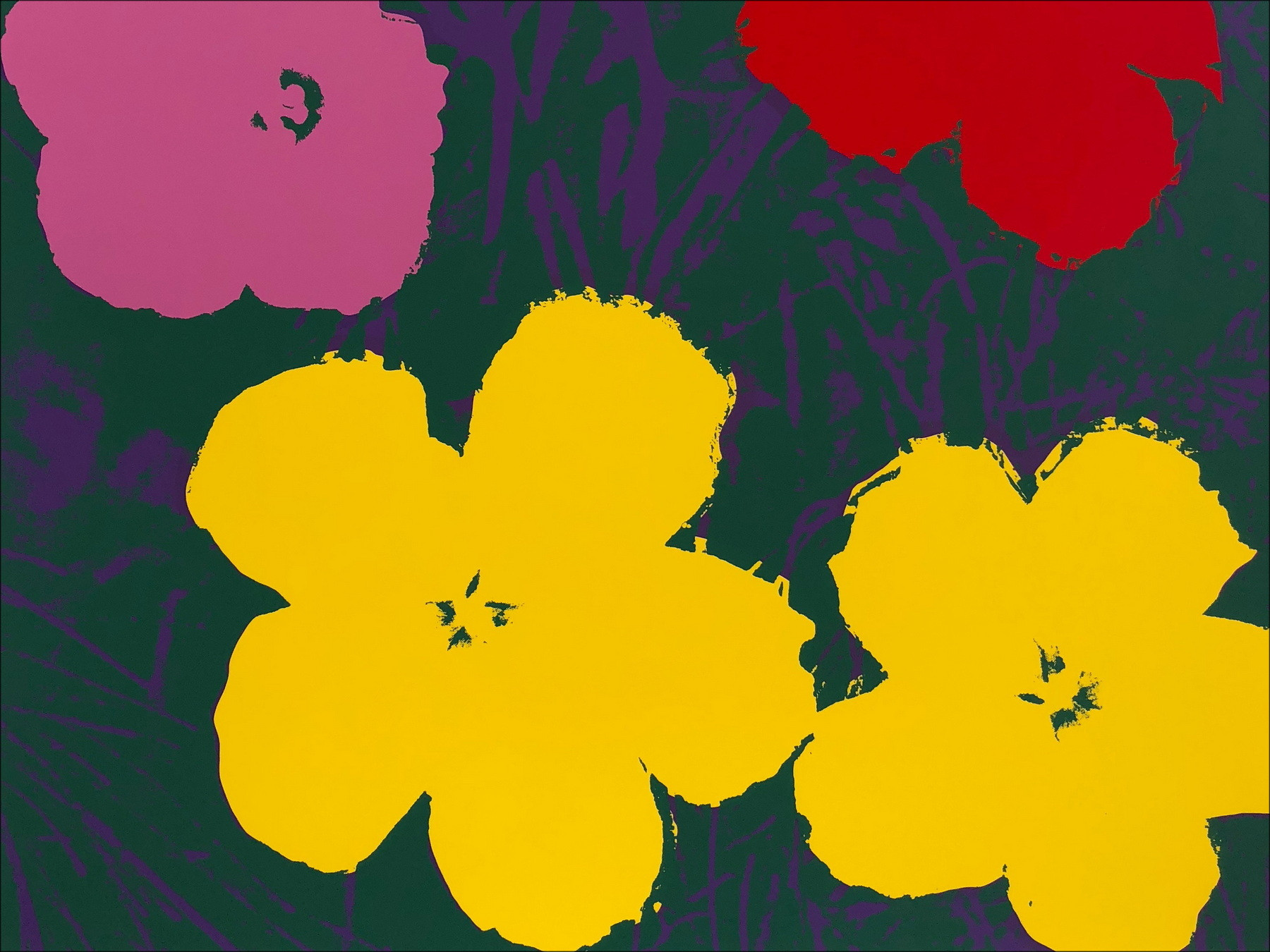 Andy Warhol - Domenica Flower 65, serigrafia